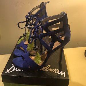 Sam Edelman sailor blue suede heel